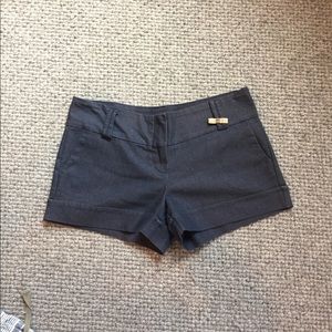 Light denim shorts